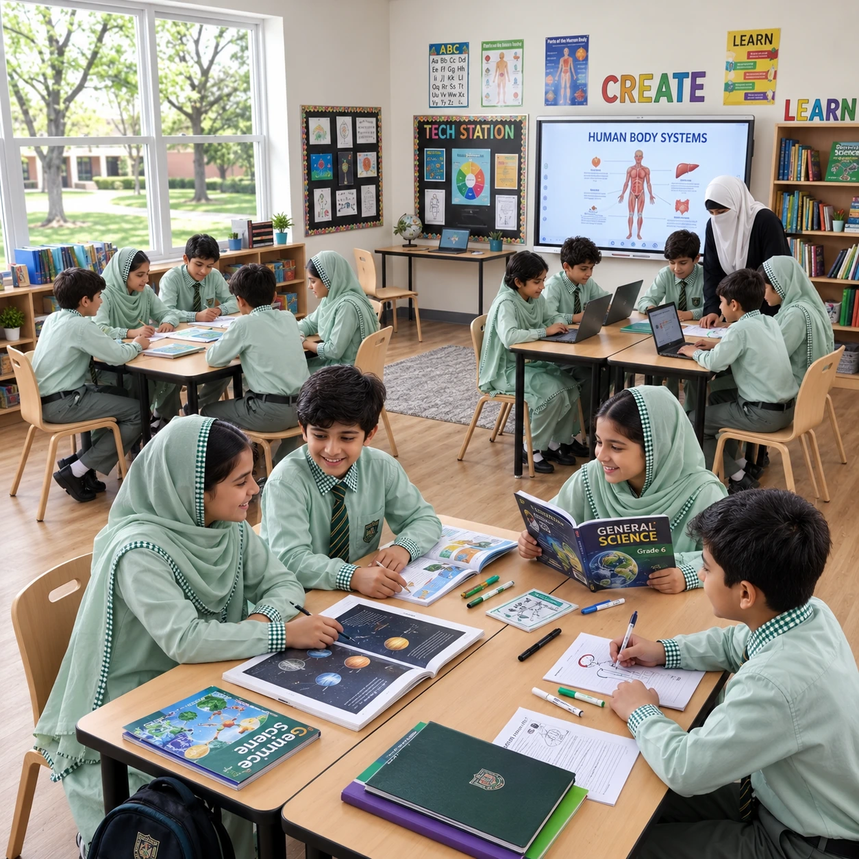 Modern Education at Little Angels Education System Pakpattan